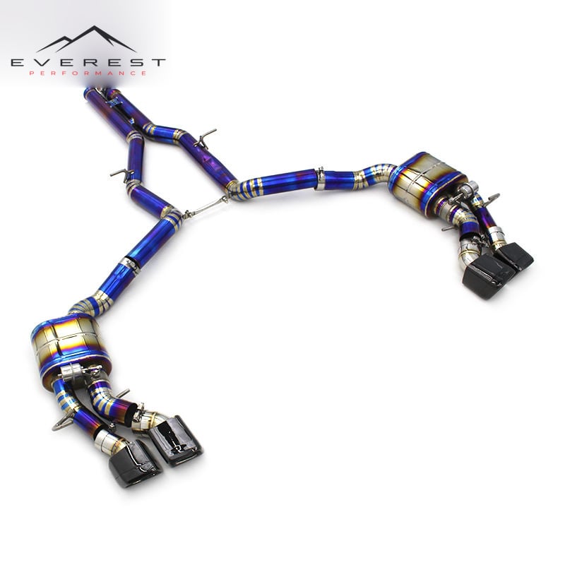 Valvetronic Muffler Titanium Exhaust System Exhauster for Mercedes-Benz CLS63 AMG 2007-2017 Catback Exhaust Pipe