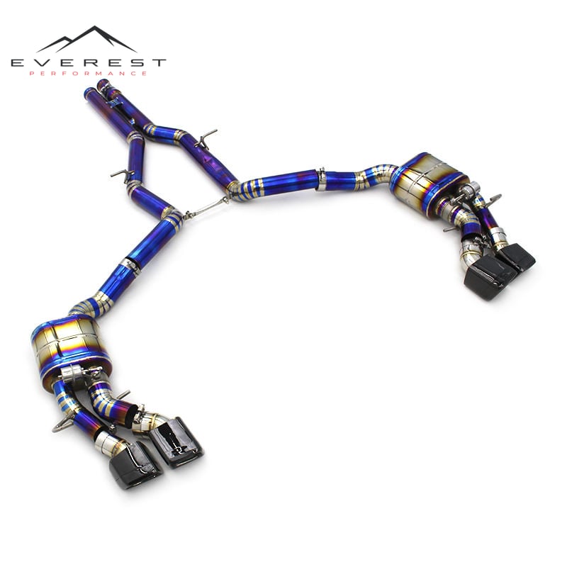 Valvetronic Muffler Titanium Exhaust System Exhauster for Mercedes-Benz CLS63 AMG 2007-2017 Catback Exhaust Pipe
