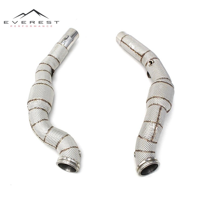 Stainless Steel Downpipe for Maserati Levante 3.0T 2017-2018 Free Flow Exhaust Header Tuning System