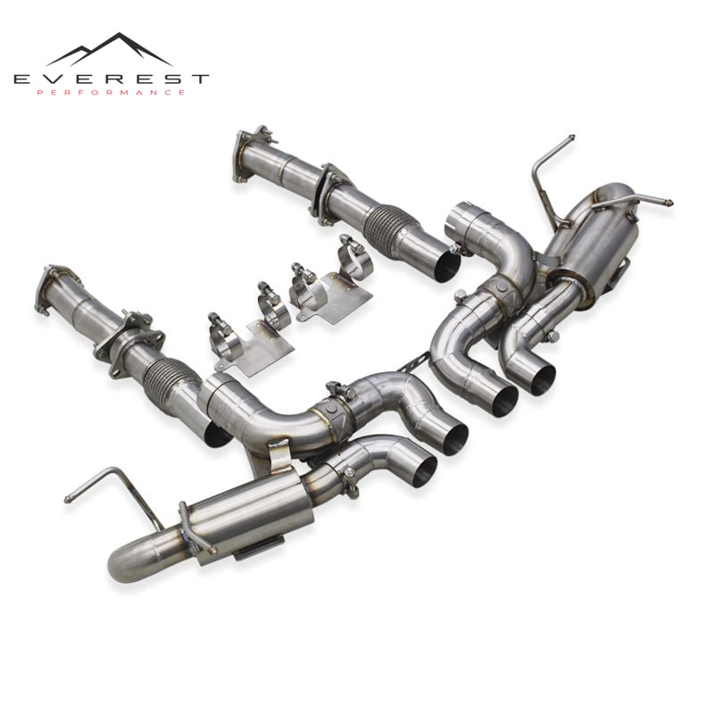 Stainless Steel Exhaust Pipe for Chevrolet Corvette C8 Z06 2019-2025 Valvetronic Exhaust