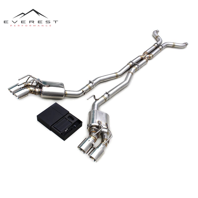 Catback for Chevrolet Camaro SS 6.2L 2010-2017 Upgrade Valved Catback Exhaust Cat Back Muffler Pipes With Remote Controller