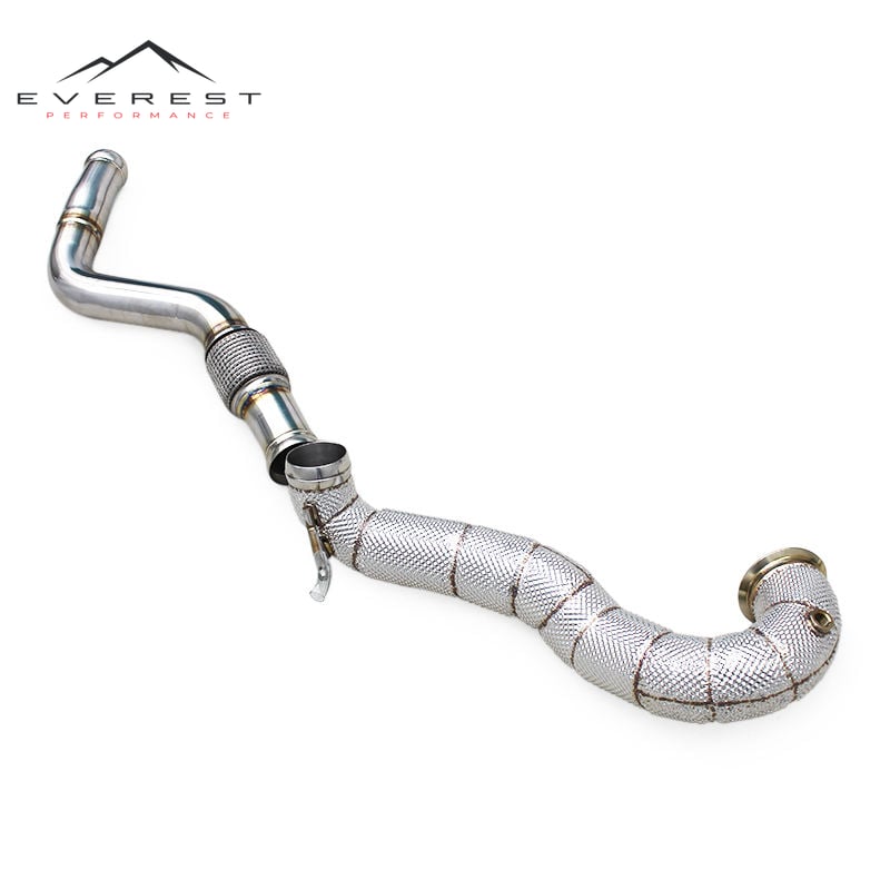 Custom Straight Downpipe for Mercedes-Benz A45/CLA45 AMG 2.0T W117 2014-2023 SUS304 Pipes Exhaust Free Flow System
