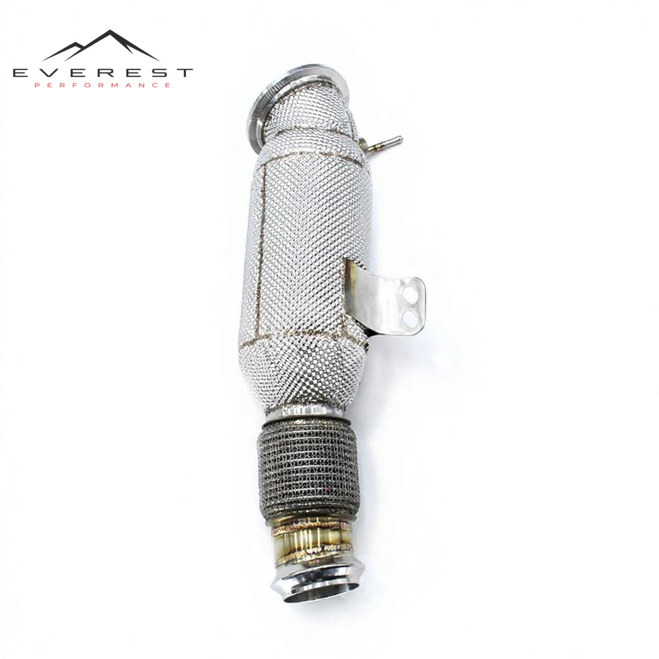 SS304 Exhaust Downpipe for BMW M340/M340i M440/M440i G20/G22 3.0T 2019-2023 Equipped with Catalytic 100/200/300 Cells