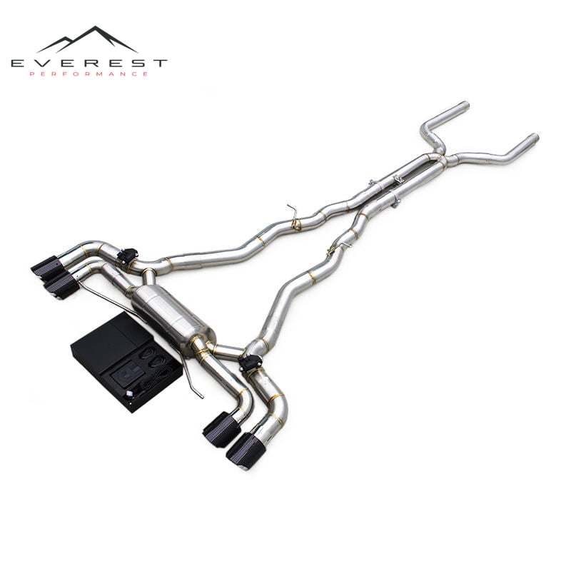 SS304 Exhaust Pipe System for BMW M8 Gran Coupe F93 4.4T 2019-2024 High Quality Valvetronic Catback Exhaust Four Outlet Nozzle