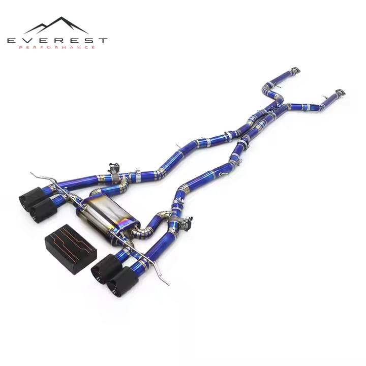 Valvetronic Catback for BMW M3/M4 G80/G82/G8X 3.0T 2021-2024 Titanium 3inch Dual Exhaust Pipe Muffler