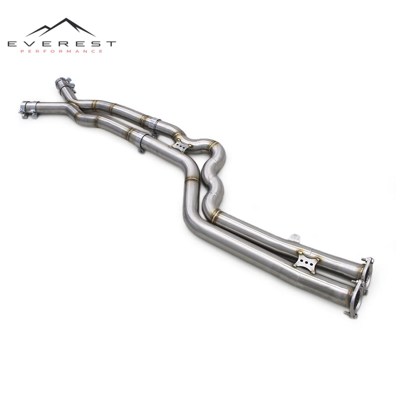 Performance Equal Length Mid Pipe for BMW X3M X4M F97 F98 3.0T 2019-2023 Stainless Steel Exhaust Single Mid Pipe Midpipe