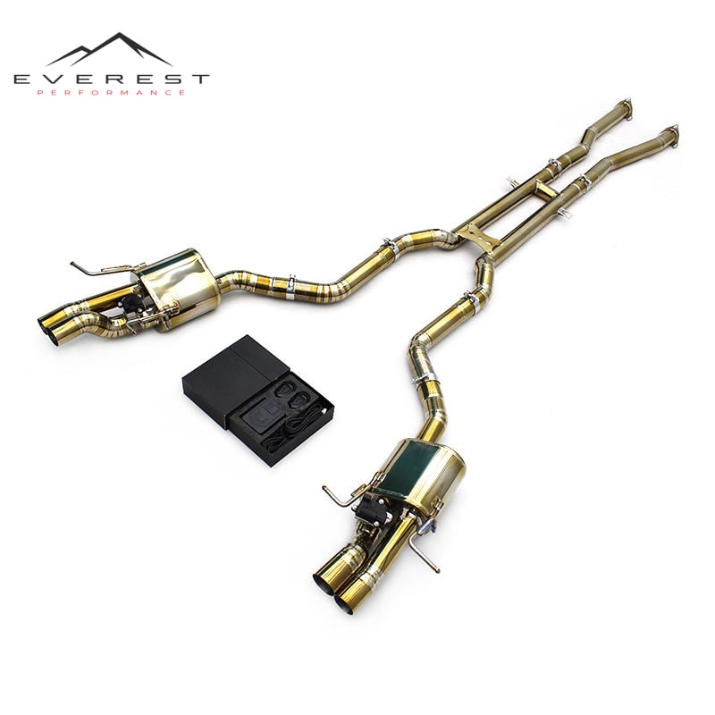 Racing Valved Catback Exhaust for Bentley Continental Flying Spur W12 (2005-2013) - High Performance Titanium System