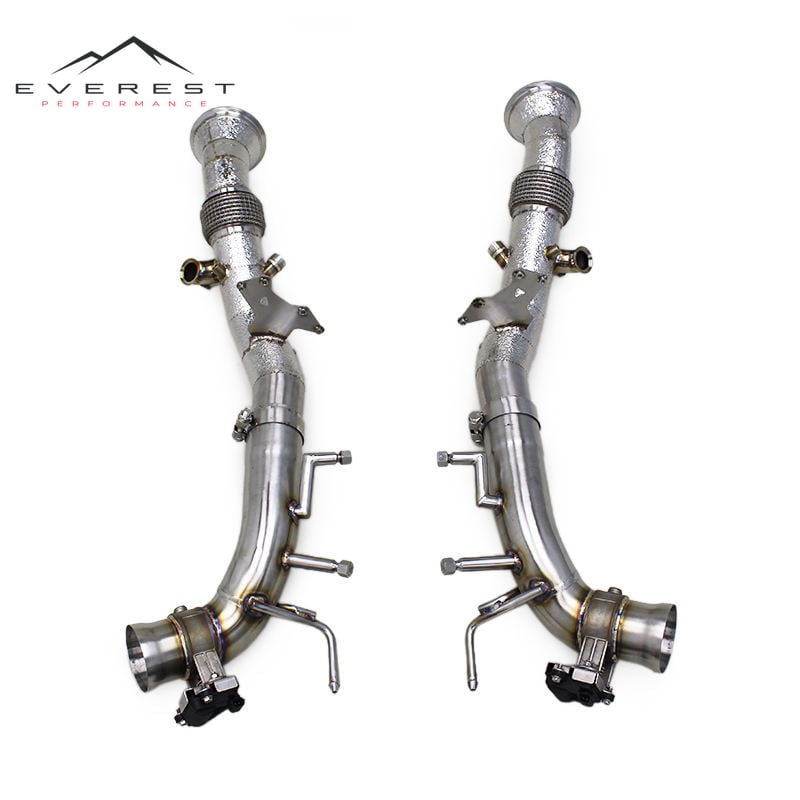 Stainless Steel Exhaust System for Ferrari 296 GTB V6 3.0T 2021-2024 Downpipe Axle Back Valvetronic
