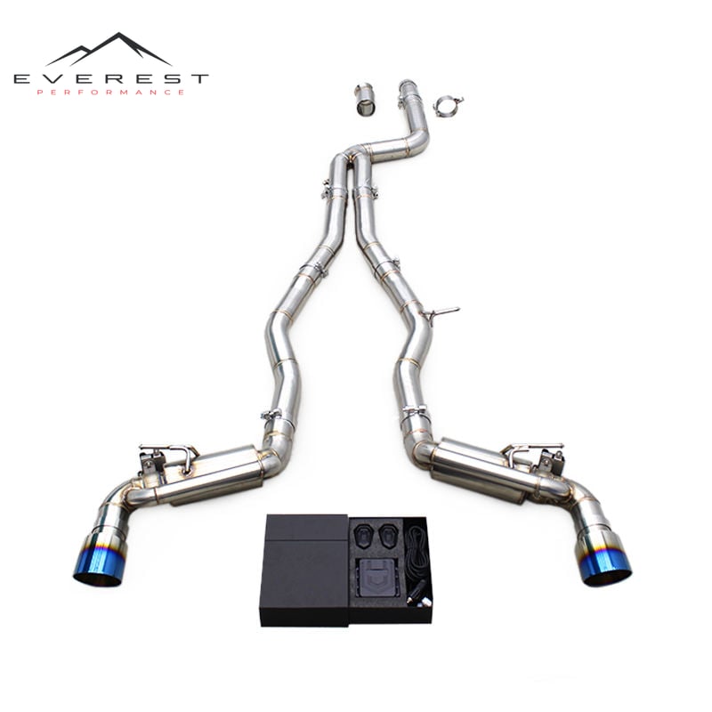 Racing Car Exhaust System for Toyota Supra A90/A91 MK4/MK5 3.0T 2020-2025 Stainless Steel Catback Exhaust Pipe with Valve