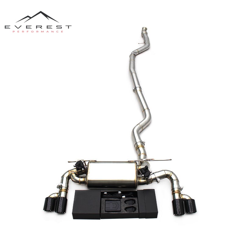 Stainless Steel Valved Catback Muffler for BMW 435i F32 F33 F36 3.0T N55 Exhaust System Remote Control