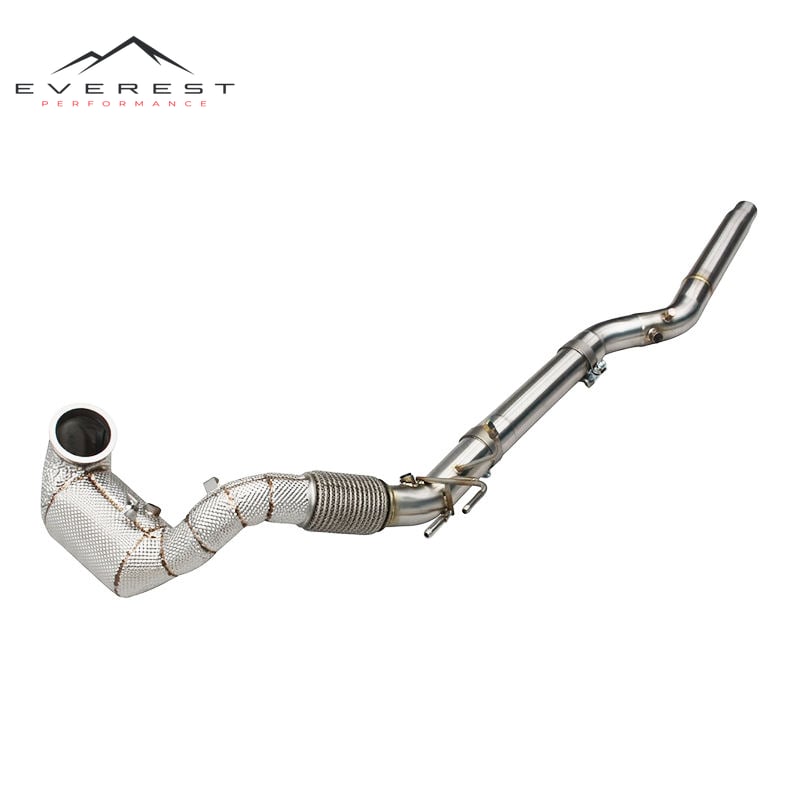 Exhaust Downpipe for Audi Q3 2.0T 2019-2021 Racing Stainless Steel High Flow Catted Downpipe with OPF/GPF