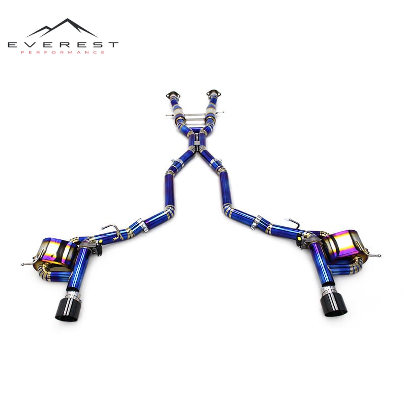 Titanium Catback Exhaust Pipes for JEEP Grand Cherokee 6.4L 2011-2020 Car Exhaust System Escape Titanium Exhaust Pipe Muffler