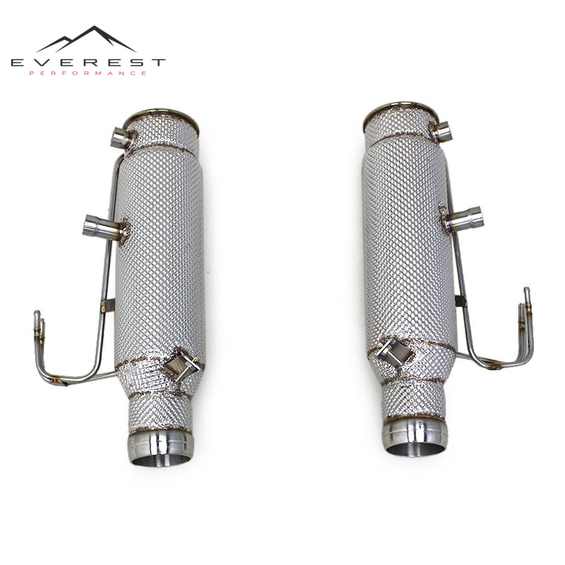 Exhaust Downpipe for Mclaren Artura 3.0T Spider 2023-2024 Stainless Steel High Flow Pipe Exhaust Muffler