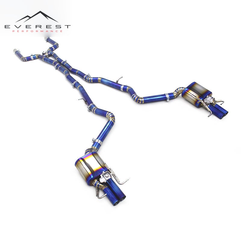 Performance Catback for Mercedes-Benz E63/E63S AMG W213 4.0TT 2016-2023 Titanium Exhaust Pipe Valve Muffler