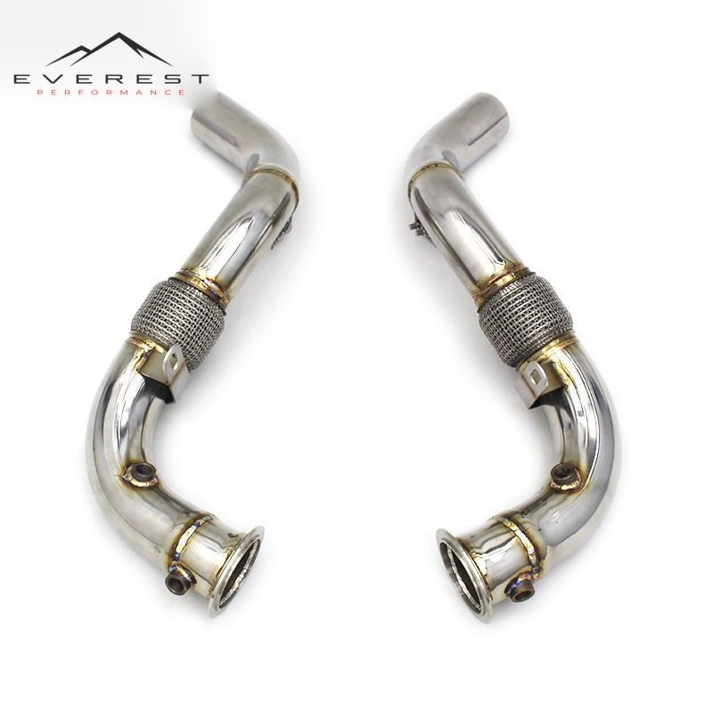 Downpipe for BMW X7 4.4 Pipeline Performance Car Exterior Fittings 304 Stainless Steel Exhaust Pipe