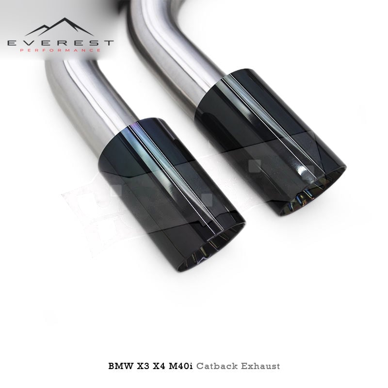 Racing Car Valvetronic Catback Exhaust Pipes for BMW X3 X4 M40i G01 G02 3.0T 2016-2023 SS304 Valved Muffler With Remote Control