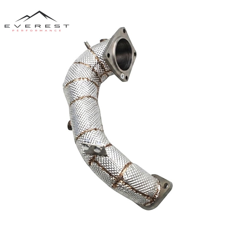 Stainless Steel Downpipe for Hyundai Elantra N 2.0T 2023-2025 Straight Through Header With Heat Shield