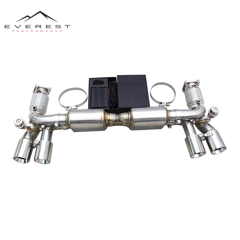 High Performance Catback Downpipe for Porsche 911 991/991.1/991.2 Turbo S 3.8T Valevd Sport Exhaust System with Catalyst