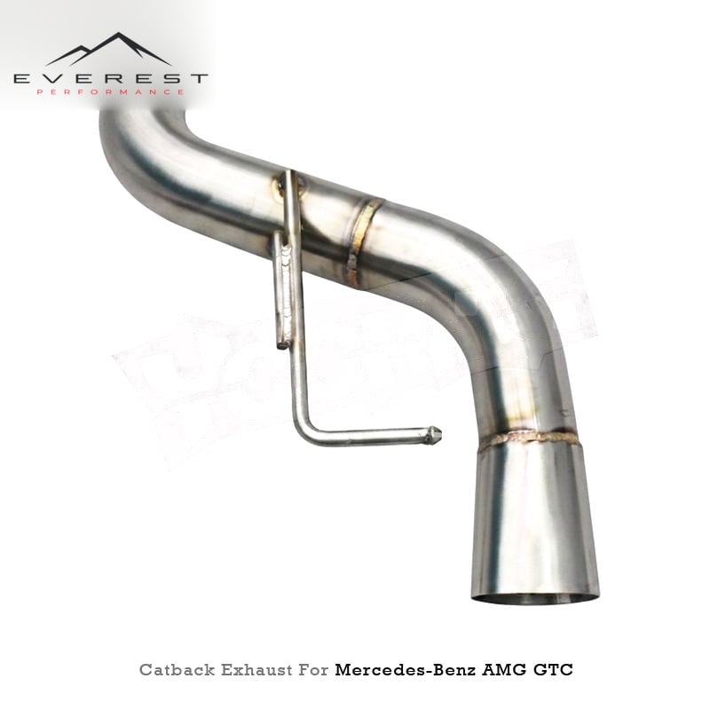 SS304L Exhaust Pipe System for Mercedes-Benz AMG GT C/R/S C190 4.0T 2019-2023 Racing H Mid Pipe Axle Back Parts