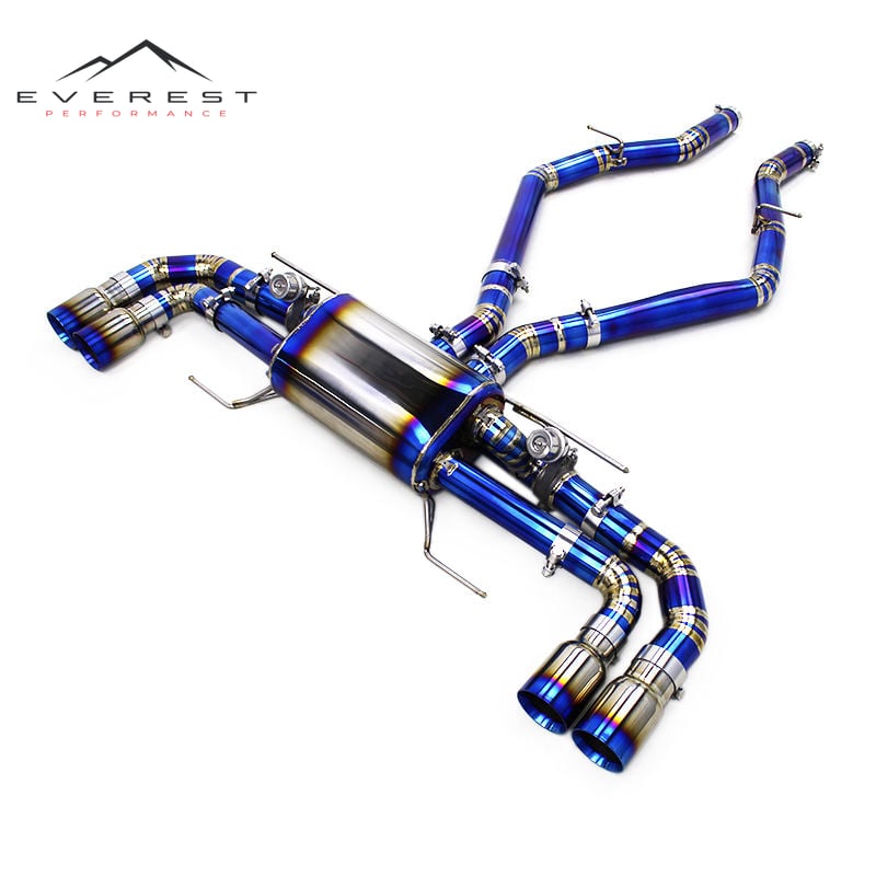 Titanium Exhaust Pipe System for Alfa Romeo Giulia Quadrifoglio 2.9T V6 2016-2024 Valvetronic Catback Exhaust