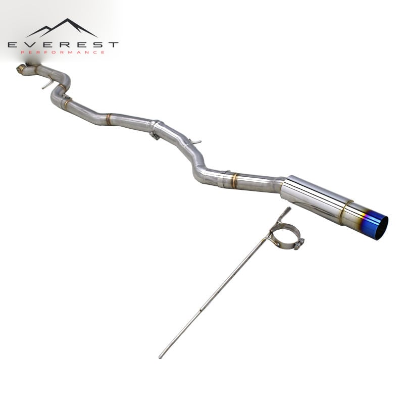 Performance Straight Pipe Catback for BMW M3/M4 F80/F82 3.0T 2014-2019 3inch Single Mid Pipe Single Exit Muffler System