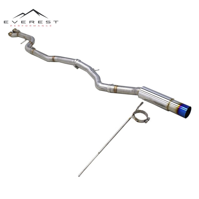Performance Straight Pipe Catback for BMW M3/M4 F80/F82 3.0T 2014-2019 3inch Single Mid Pipe Single Exit Muffler System