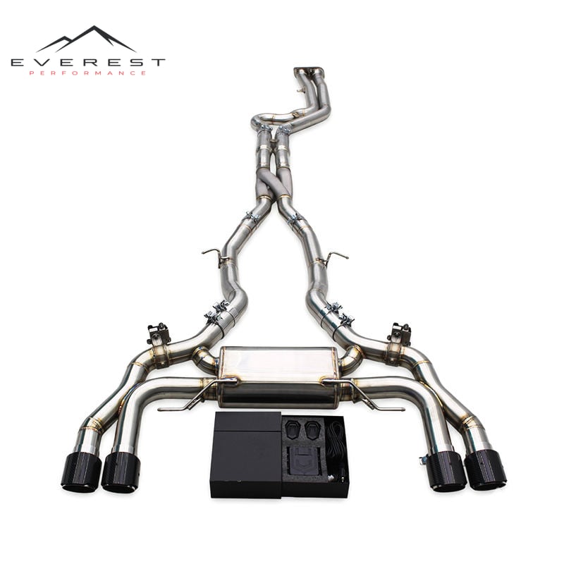 Catback Exhaust with Z Pipes for BMW X3M/X4M F97/F98 3.0T 2019-2023 Tuning Valvetronic Exhaust System Pipe Muffler
