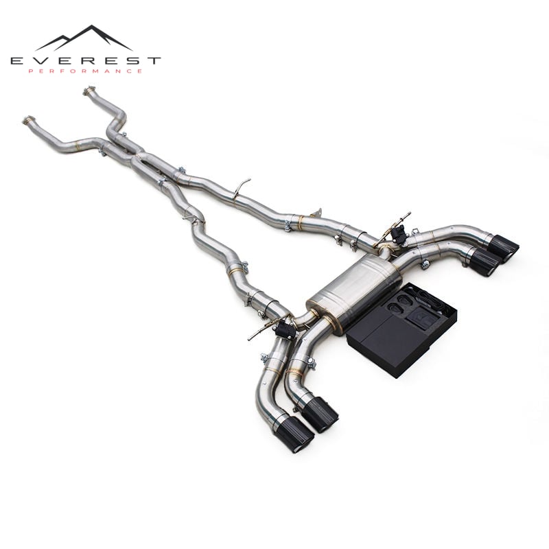 Custom Valved Exhaust System for BMW M5 M6 G90 G99 LCI 4.4T 2024-2025 Tuning SS304 Pipe Catback Muffler with Remote Controller