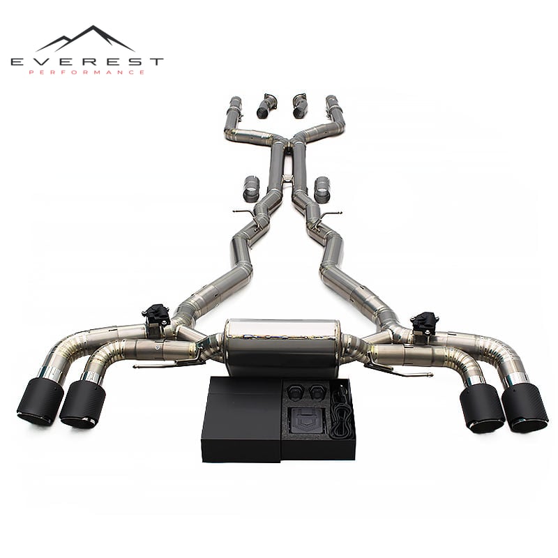 Titanium Exhaust Pipe System for BMW M8 F91 F92 F93 Competition 4.4T 2017-2023 Sport Valved Catback Exhaust System