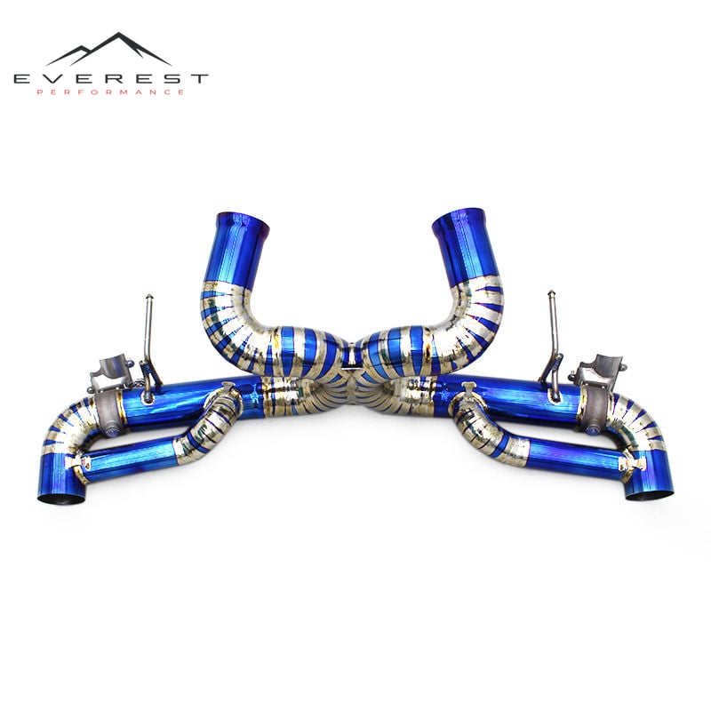 Racing Valve Catback Exhaust for Mclaren GT 4.0 2019-2023 Supersport X-pipe Sound Axle Back Titanium Muffler Exhaust Pipe