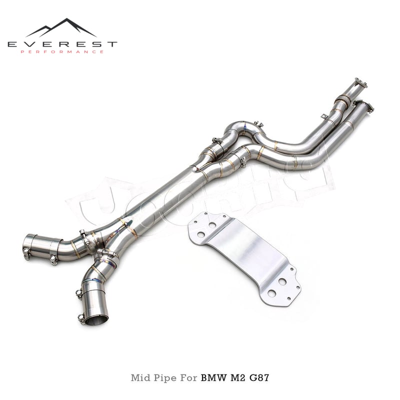 Custom Exhaust Single Midpipe for BMW G80 M3 G82 M4 G87 M2 S58 3.0 Equal Length HFD Midpipe 304 Stainless Steel