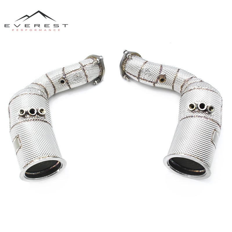 High Flow Downpipe for Lamborghini URUS 4.0 2018-2019 Catalyst Exhaust System Stainless Steel Header