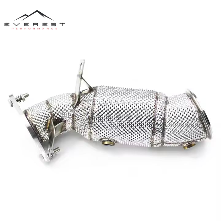 Auto Exhaust System Downpipe for Cadillac CT5 2019-2022 Stainless Steel Header With Heat Shield