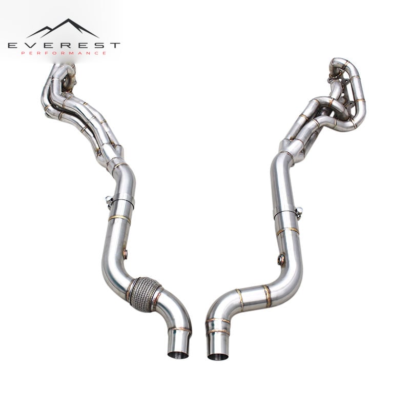 Equal Length 4 to 1 Header Manifold for Ford Mustang 5.0L 2015-2024 Stainless Steel Pipes Exhaust Free System Long Tube