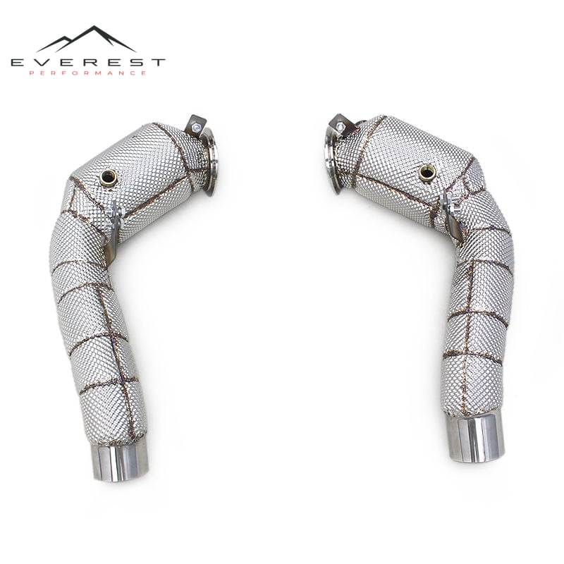 Auto Exhaust Catted Downpipe for BMW M5/M6 F10/F06 4.4T 2012-2016 Sport Cat 100/200/300 Cell Downpipe Exhaust Pipe System
