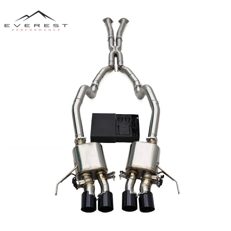 Racing Stainless Steel Catback Exhaust System with Valve for Chevrolet Corvette C7 6.2L (2013-2019)