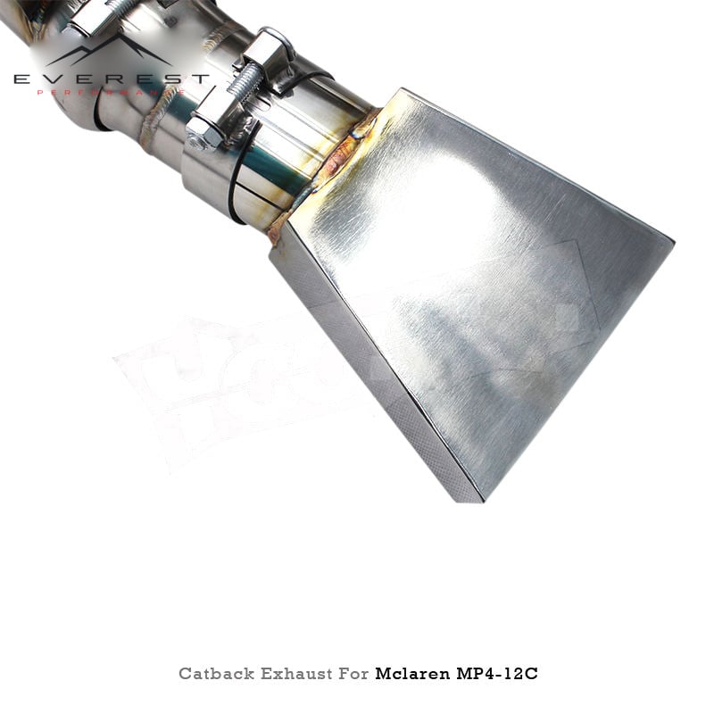 SS304L Exhaust Pipe System for Mclaren MP4-12C 3.8T 2012-2014 Racing High Performance Vacuum Valve Catback Exhaust