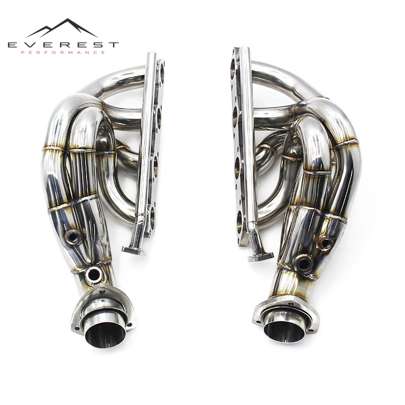 Race Street Header for Ferrari F430 Spider/Coupe 4.3L 2005-2008 Free Flow 4 to 1 Manifold Supersport Active Sound Exhaust