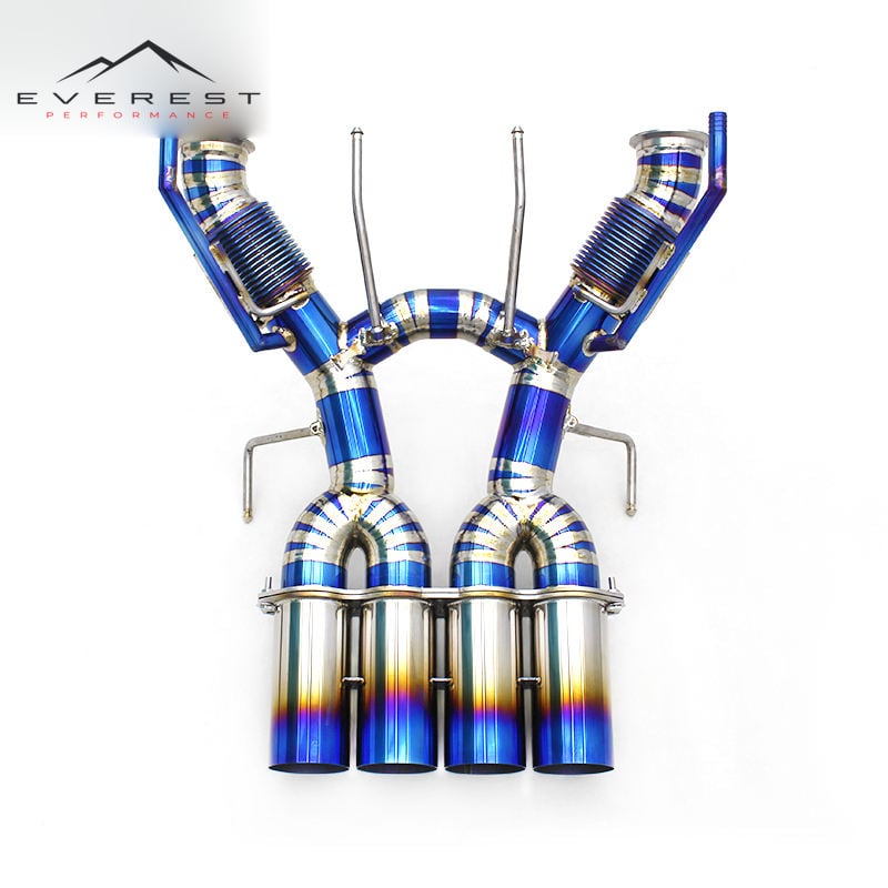 Racing Car Exhaust Pipes for McLaren 765LT Performance Titanium Catback Modified Sounds