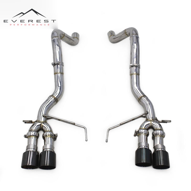 No Valve SUS304 Axle Exhaust Pipes for Chevrolet Corvette C7 6.2L (2014-2019)
