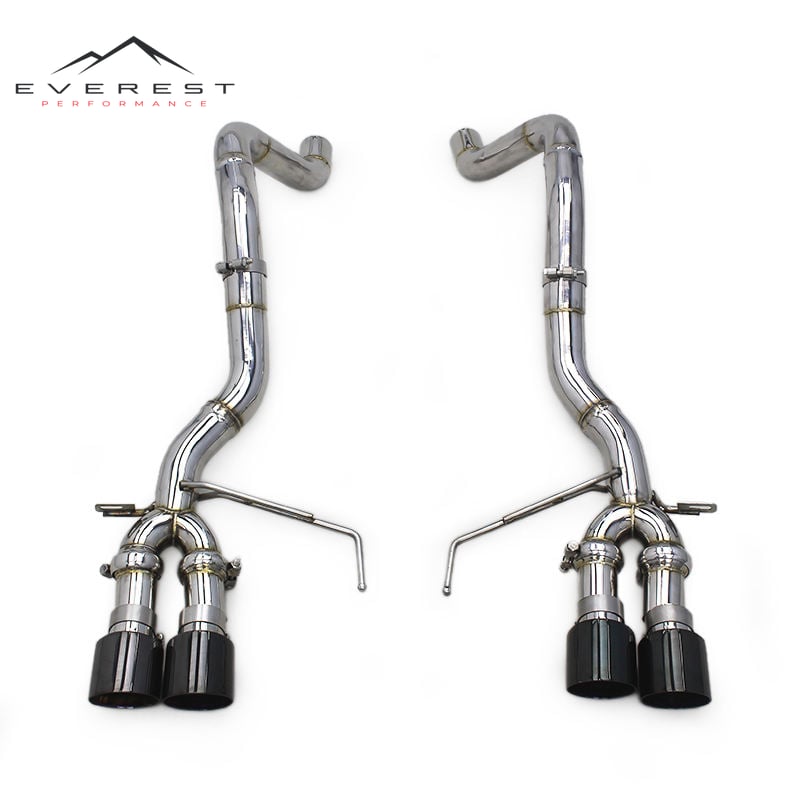 No Valve SUS304 Axle Exhaust Pipes for Chevrolet Corvette C7 6.2L (2014-2019)
