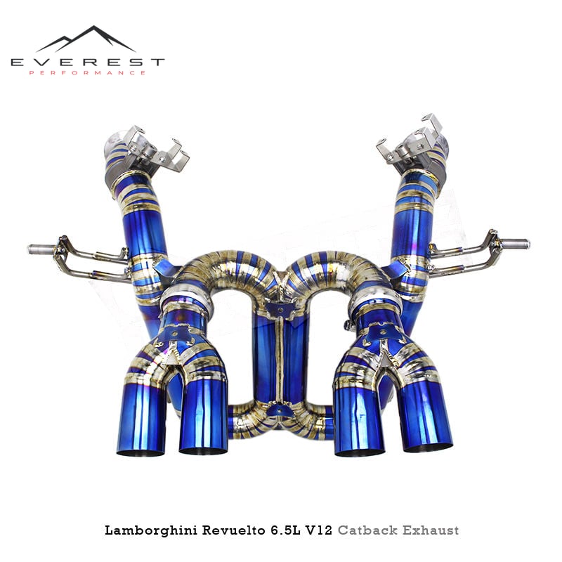 For Lamborghini Revuelto V12 6.5 2024- Performance Car Titanium Pipe Muffler Valve Exhaust System