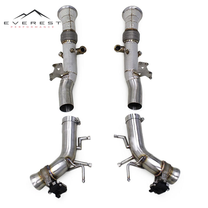 Straight Downpipe Valvetronic Axle Back for Ferrari 296 GTB V6 3.0T 2021-2024 Full Exhaust System Race Catback