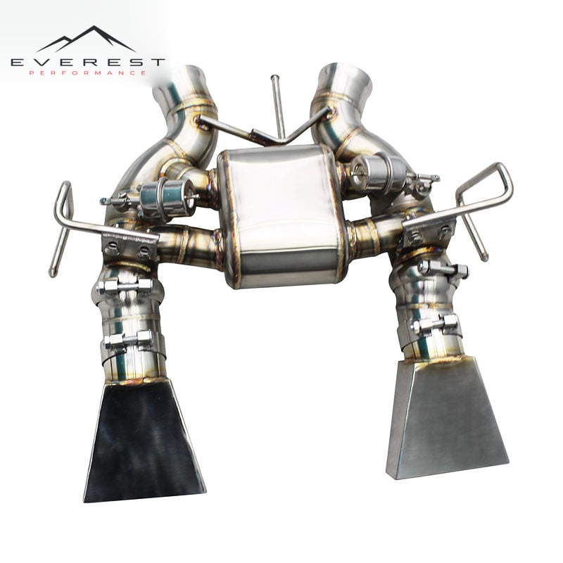 Stainless Steel Catback Muffler for Mclaren MP4-12C 3.8T 2012-2014 Performance Racing Car Exhaust System with Valve Control