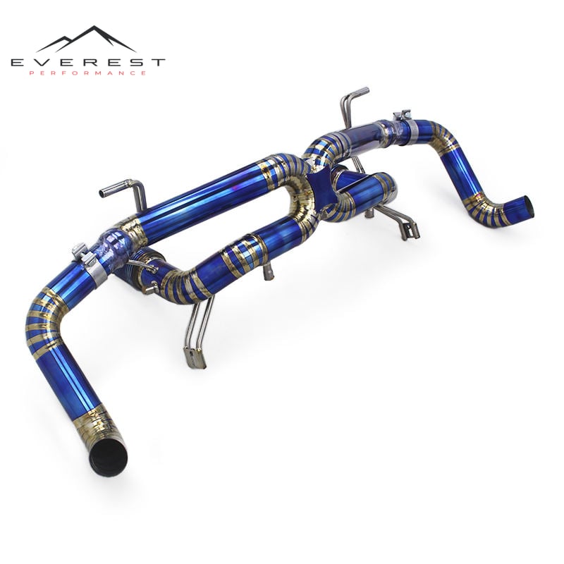 Titanium Catback for Audi R8 V10 5.2L 2023+ With OPF/DPF