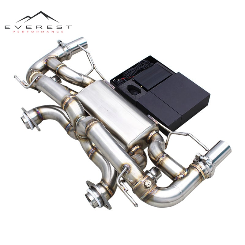 Rear Back Muffler Pipe for Aston Martin DB9 V12 6.0 2004-2017 Performance Valved Axle Back Stainless Steel Exhaust Pipe