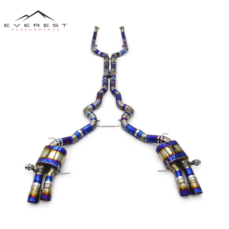 Car Exhaust Catback for BWM M6 F06/F12/F13 4.4TT 2012-2016 Titanium Exhaust Pipe High Performance Exhaust System
