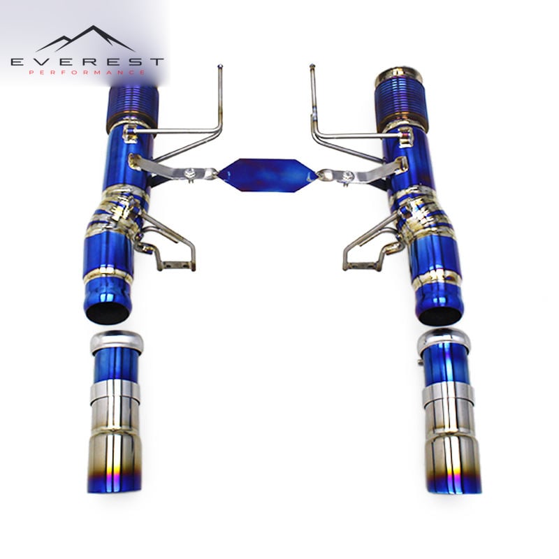Racing Track Exhaust With No Valve for Mclaren 720S 4.0 2017-2019 Titanium Straight Pipe Axle Back Active Sound Exhausted System