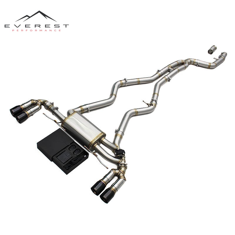 SS304 Exhaust Pipe System for BMW M440/M440i B58 3.0T 2017-2025 Valvetronic MufflerWith Catback Exhaust with Remote Control