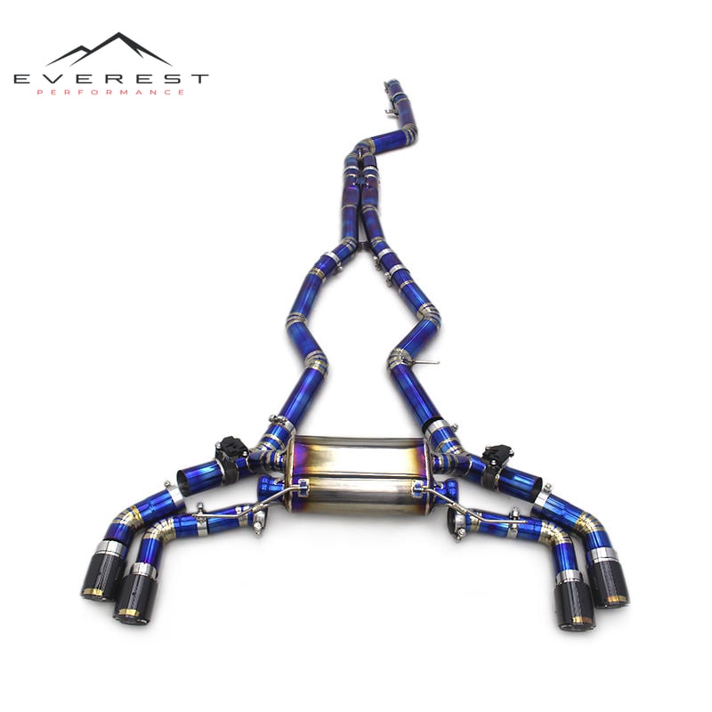 Titanium Alloy Catback Exhaust Pipes Valvetronic Muffler System for BMW M240/M240i B58 3.0T G42/F22/G22 2017-2023